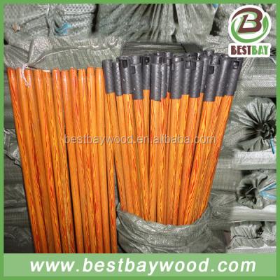 China Various Plastic Hangers / Wooden Stick Strong Eucalyptus Wooden Handle For Brooms And Brooms for sale