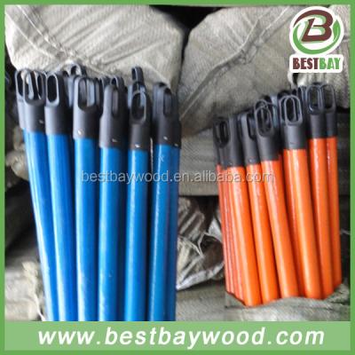 China Various Plastic Hangers PVC Coated Wooden Broom Handle for sale