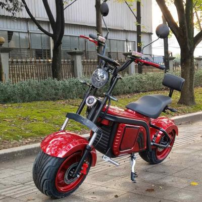 China 2-Wheel Lithium-ion Battery Unisex Electric Scooters Electric Moped 1000W With Pedal for sale