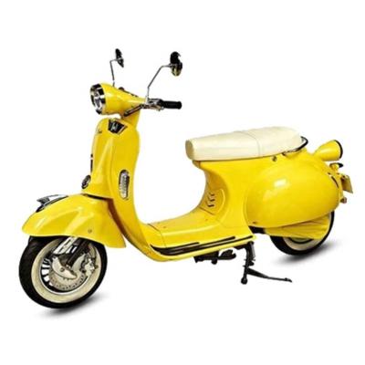 China Bluetooth Speaker+LED Light Vintage Style Type Retro EEC Model 45 km/h 1500W Electric Vespa Motorcycle Scooter Low Price For Sale for sale