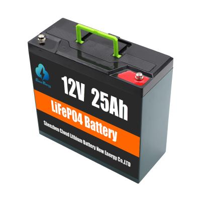 China Plays Cloudenergy Real 5 Years Warranty 12V 20Ah 25Ah 30Ah 40Ah 50Ah 80Ah Lifepo4 Battery for sale