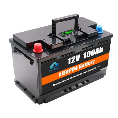 China Home Appliances 12V100AH ​​Phosphate Battery Lifepo4 BMS 12V IP61 12V100A Lifepo4 Battery Pack for sale