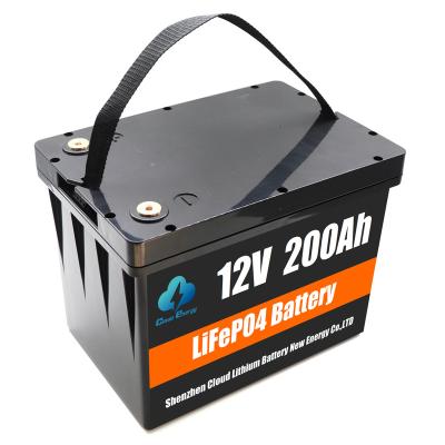 China Toys 12V200AH Phosphate Lifepo4 Battery BMS 12V IP61 12V200A Lifepo4 Battery Pack for sale