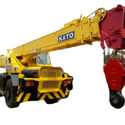 China Earthmoving machinery Japan used original TRUCK CRANE Crane KATO KR-25H in good condition with high efficiency for sale