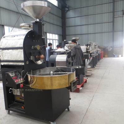 China HY-10kg 10kg 10kg Outdoor Hot Air Coffee Burner Coffee Bean Roaster for sale