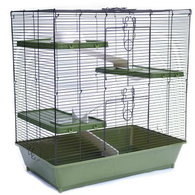 China Hamster Cage Metal Hutches Cage Small Portable Viable Animal House for sale