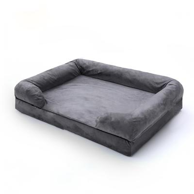 China New Style Pet Sofa Bed Waterproof Memory Foam Pet Nest Orthopedic Dog Bed With Detachable Cover for sale