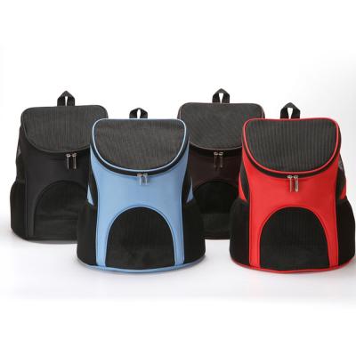 China Custom Made Portable Large Pet Cat Travel Carrier Bag Collapsible Pet Carrier Backpack for sale