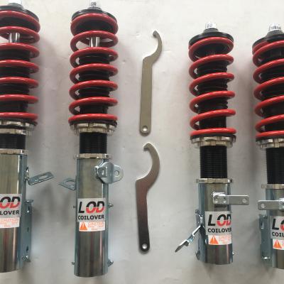 China Auto Suspension Systems Best Quality Aluminum Suspension Lowering Adjustable Coilover Coil Spring For AE100 Car for sale