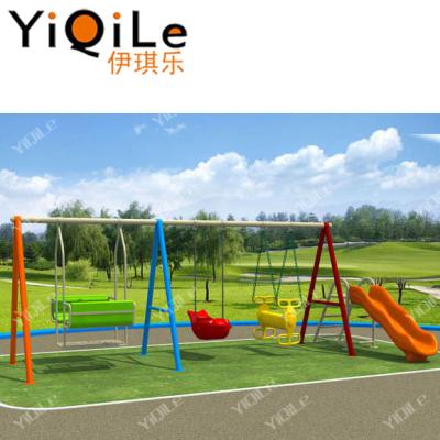 China Eco-friendly Outdoor Metal Garden Swing Bench Canopy Outdoor Swing Outdoor Metal Iron Swing for sale