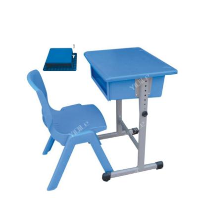 China Comfortable Furniture School Student Table Chair Set Plastic Table And Chair For Kids for sale