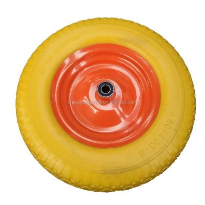 China Machinery Repair Shops Flat Free Wheel Barrow 4.00-8 Tire for sale