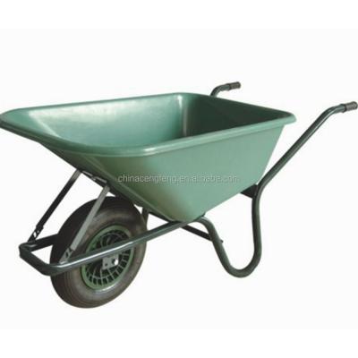 China Garden Farm Tray 85L Heavy Duty Plastic Garden Wheelbarrow wb6414 for sale