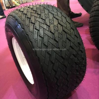 China Machinery Repair Shops Lawn Mower Rubber Tire 18x8.50-8 Golf Carts Tubeless Rubber Wheel for sale