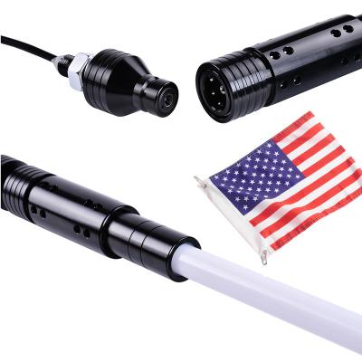 China [21 Modes] [20 Colors] [Wireless RF Outdoor] [Waterproof] [21 Modes] [USA Flag] Manufacture 3ft LED Whip Light with Fast Antenna Light for RZR Can-Am Accessories polestar UTV ATV for sale