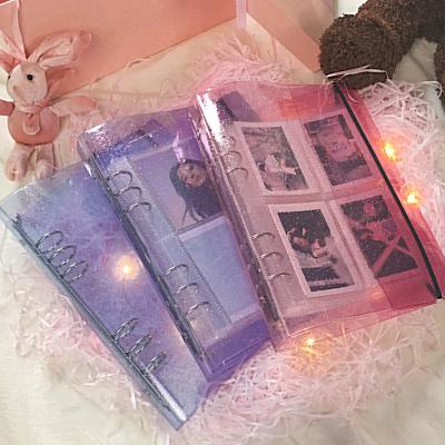 China 6 ring binder binder a4 a5 a6 a7 transparent custom transparent plastic ring clip for sale