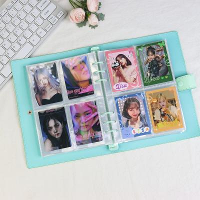 China Hot Selling Monthly Weekly Daily A5 A6 Planner PU Leather Credit Card Holder Case Book Style Name ID Card Holder Book for sale