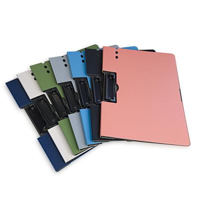 China School teaching+office+home flat full size fc pp flat normal size school teaching+office+home office clip a4 plastic clip board foam folding clipboard for sale