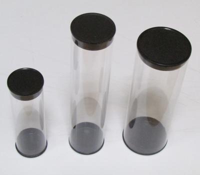 China Eco-friendly Clear Plastic Memory Tube Cylinder Clear Plastic Tube With Lid Clear Plastic Tube Packaging for sale