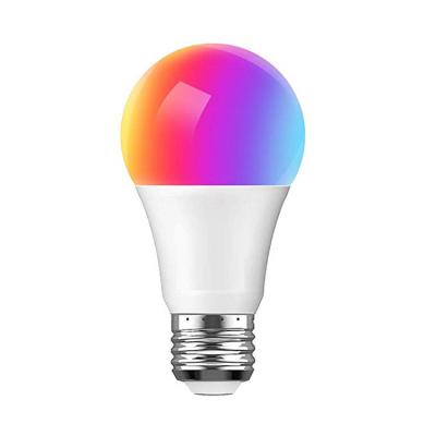 China Amazon Residential Hot Sale 9W E27 RGB LED Light Bulb Smart Remote Control By App Work With Google Assistant Alexa for sale