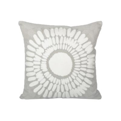 China Anti-static Nordic Sun Embroidered Pillow Home Fabric Pillow Case Bedroom Car Living Room Sofa Pillow Cushion for sale