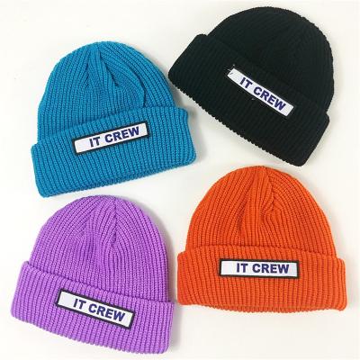 China COMMON 100 Acrylic Unisex Winter Knit Beanie, Custom Beanie Hat Winter, Good Quality Beanie Hat for sale