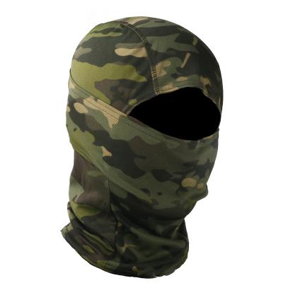 China breathable & Waterproof Outdoor Quick Dry Tactical Snowboard Ski Hat Custom Camouflage Balaclava Print Motorcycle Full Face Balaclava Logo for sale