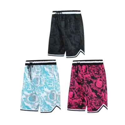 China Summer Breathable Athleisure Training Quick Dry Mesh Basketball Shorts For Men for sale