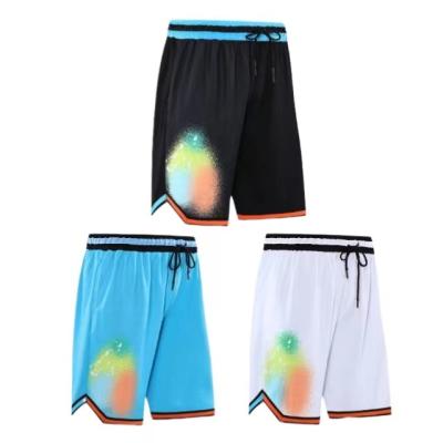 China Hot Selling Breathable Sports Breathable Polyester Fabric Mesh Basketball Shorts for sale