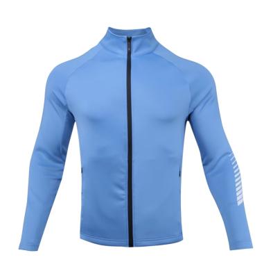 China Breathable Hot Selling Casual Sports Cycling Stand Up Fitness Collar Sports Jackets For Men for sale