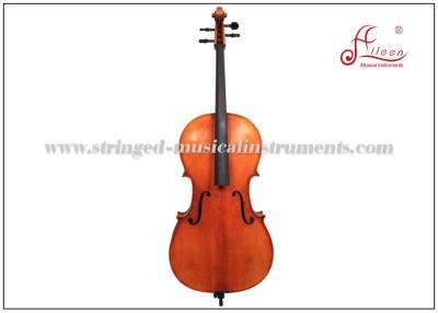 China 4/4 Music Instruments Cello , High Quality Cello With Ebony Parts Spruce Top Flamed Maple Back for sale