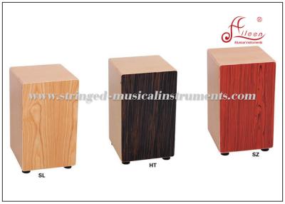 Cina Strumenti musicali a percussione di legno del tamburo della mano di Cajon di rivestimento di Matt 30 * 29 * 50 cm in vendita