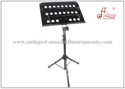 China Justierbarer Musik-Blatt-Stand, zusammenklappbarer Notenen-Halter mit Aluminium und Eisen-Material zu verkaufen