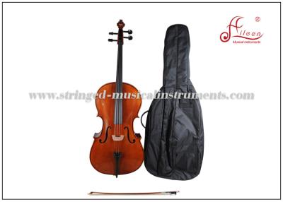 China Feste Ahorn Musikinstrument-Cello-Hand schnitzte Ebenholz Solidwood-Studenten-Cello zu verkaufen