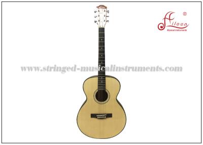 China 40 Spruce Plywood Sapeli Acoustic Guitar With Black ABS Binding for sale