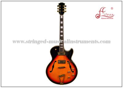 China Cutaway Jazz bridge Hollow Body Music Electric Guitar Jazz series 2xHumbuckers EGJ265 for sale