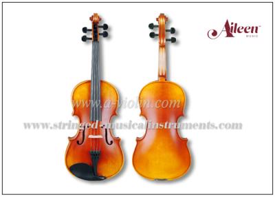 China Equipo avanzado del violín de los instrumentos musicales del estudiante, violín acústico del oro de la mancha caliente de Brown en venta