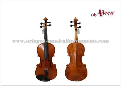 China Violín flameado natural moderado de los instrumentos musicales con el material Spruce de la cara en venta