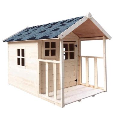 China New Fashion Kids Wooden Play House Wholesale Hot Sale Easily Assembled Wooden Play House for sale