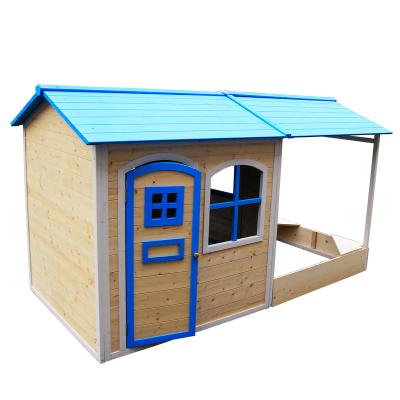 China Hotsale Easily Collected Outdoor Playhouse Playground Fashional Kids House Wooden Cubby House For Children for sale