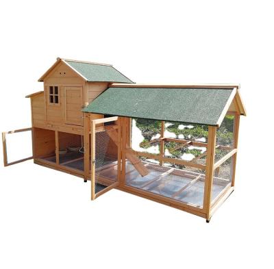 China Cheap Design Viable Outdoor Wooden House Size Customization Chicken Cage Waterproof Easy Clean Chicken Cage for sale