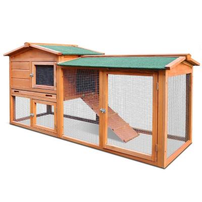 China Outdoor Rabbit Hen House Rabbit Hutch Viable Unique Fashion Poultry Designs for sale