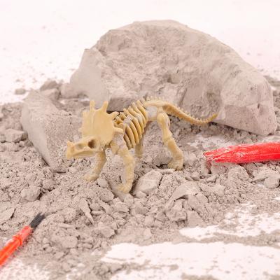 China Clay+Plastic (PVC) Archaeological Random 12 Kind Of Educational Dino Digging Mining Toys Archaeolo Skeleton Excavation Kits Skeleton Fairy Dinosaur for sale