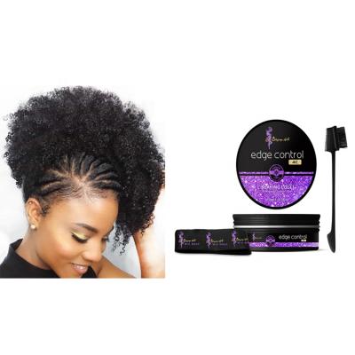 China MURDER LOLLI Organic Private Label Long Lasting Water Based Edge Control For 4c Hair for sale