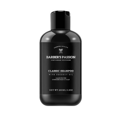 China Private Label Barberpassion Men's Anti-Itchy Hair Organic Antidandruff Replenishing Shampoo for sale