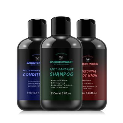 China BARBERSPASSION Paraben Free Anti Dandruff Scalp Treatment Anti-Itching Peppermint Regenerating Shampoo For Men for sale