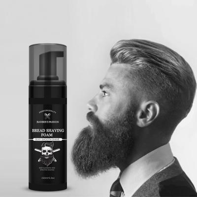 China ORGANIC ARGANRRO Barber Shaving Foam For Men Eco Friendly Beard Hair Shave Pre Smooth Refresh Moisturizing for sale