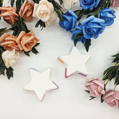 China Natural Star Rainbow Bath Bomb Star Essential Oil Rainbow Bubble Bath Kids SPA/home/travel/bath/feet Rainbow Five-acute bath bomb sky for sale