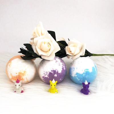 China Moisture wholesale private label natural herbal bath bombs with inside unicorn bath bomb valentines day gifts for sale