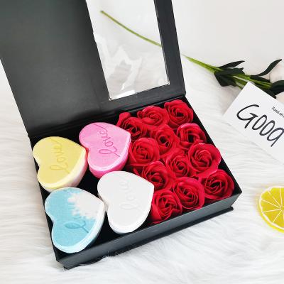 China Moisture Factory Customized Natural Organic Bath Bomb Kids Bomb For Bath Bomb Perfume Heart Shaped OEM Wholesale for sale